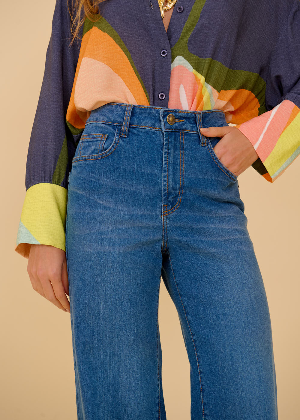 12.21.3606DES CALÇA JEANS RETA FIVE POCKTES