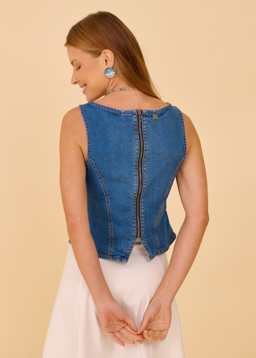 18.41.3601DES REGATA JEANS RECORTES FRONTAIS