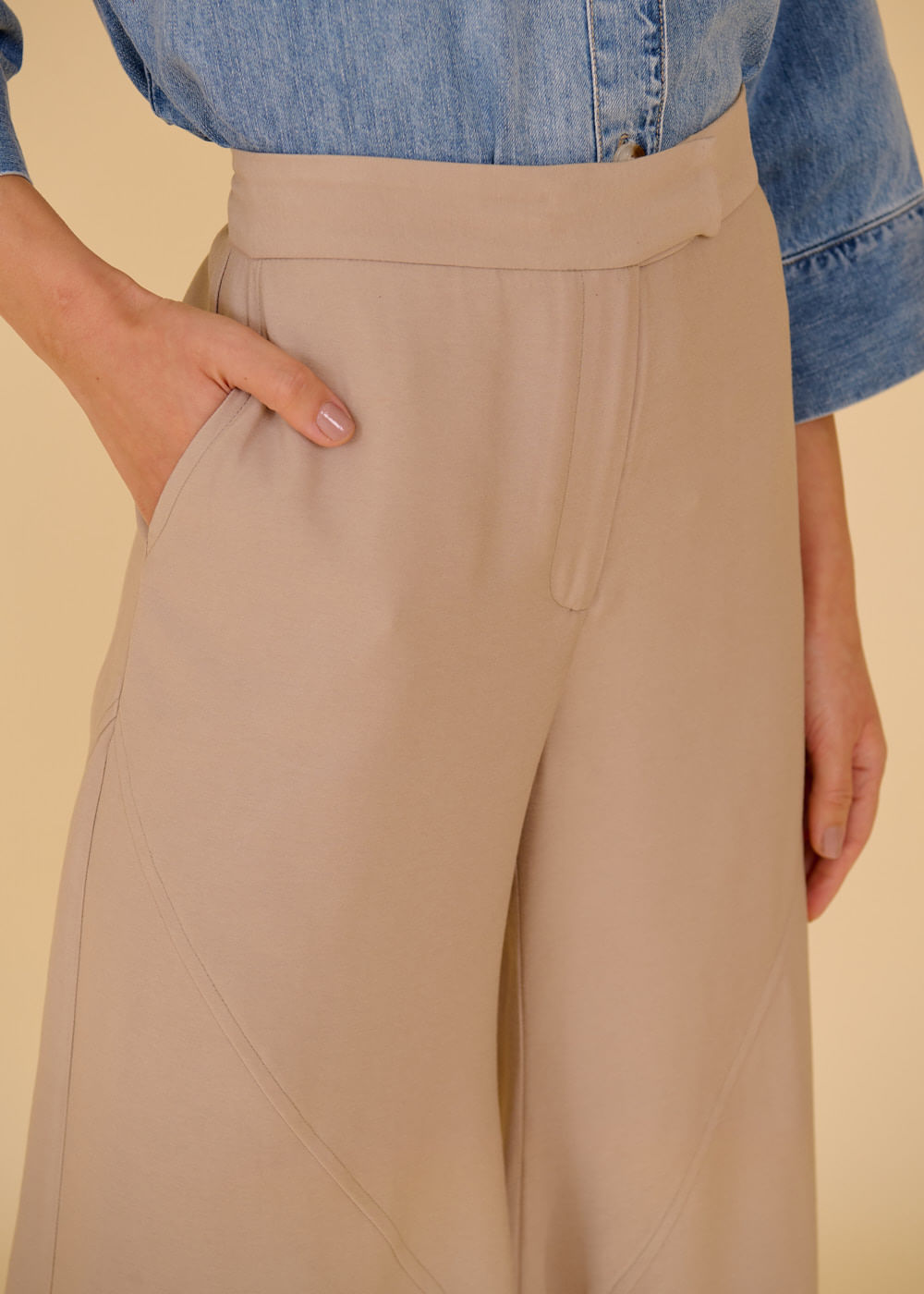 22.23.3616ARE CALÇA PANTALONA ALFAIATARIA DETALHADA