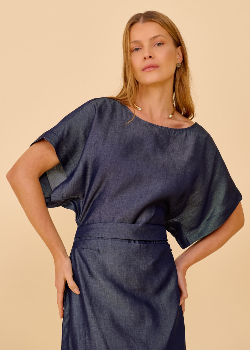 53.12.3602MAR VESTIDO MIDI DETALHADO LIOCEL