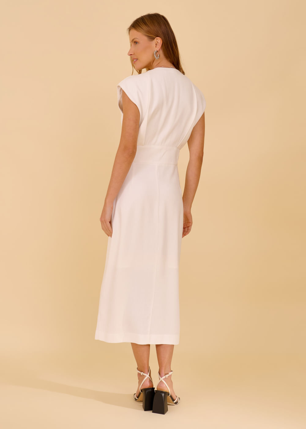 53.12.3604OFW VESTIDO MIDI DETALHADO