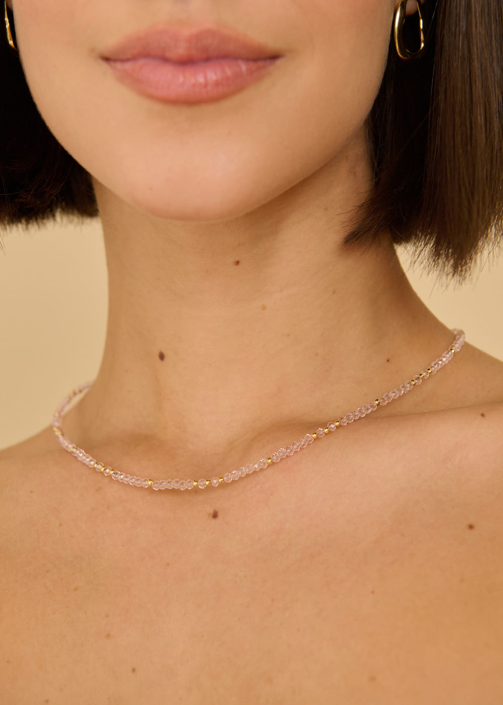 75.00.3625BSA  COLAR CHOKER CRISTAIS