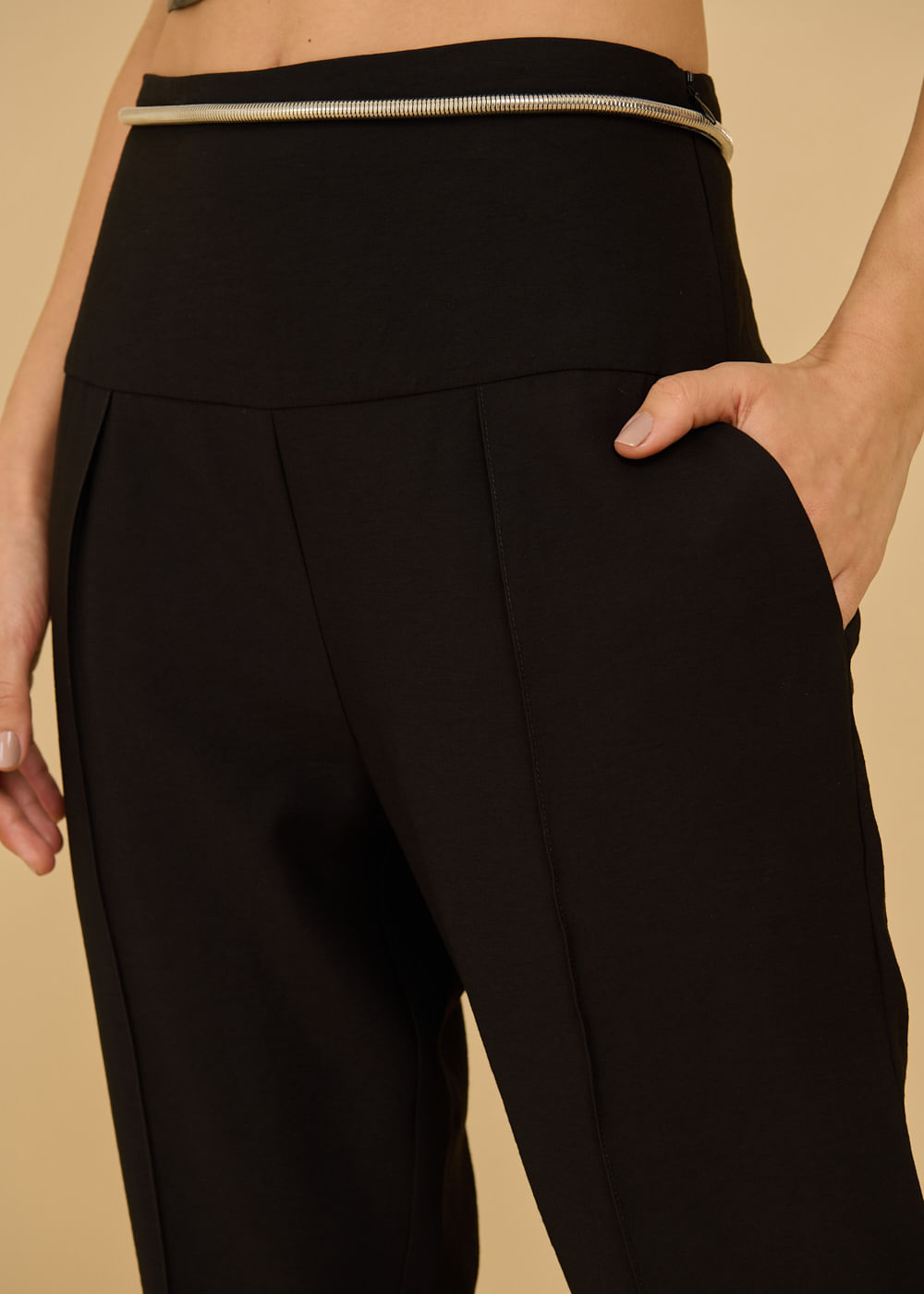 22.21.3602PTO CALÇA RETA PALA LARGA -HIGHLINE