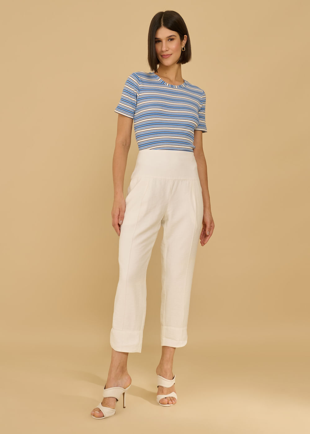 67.40.3617LIS BLUSA M/C MALHA LISTRADA