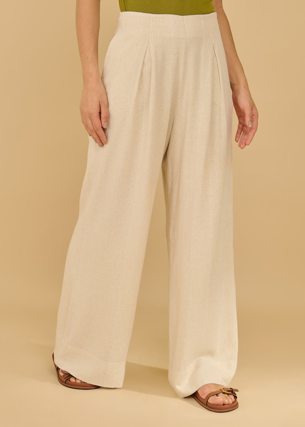 52.10.3604ARE CALÇA PANTALONA COM PREGA