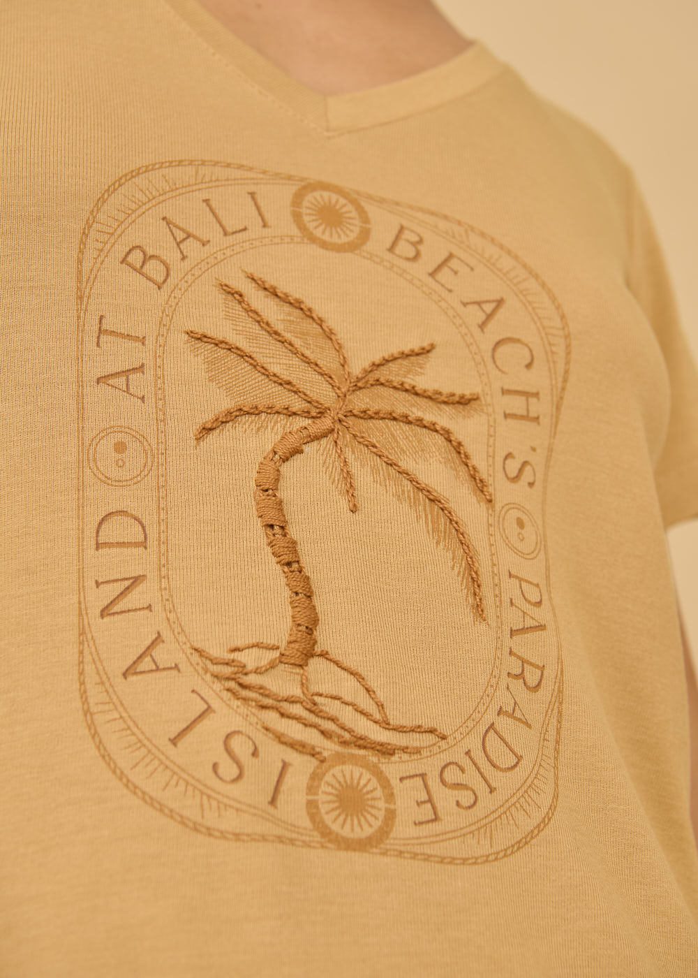 67.41.3602CAM T-SHIRT ESTAMPA BEACH'S PARADISE