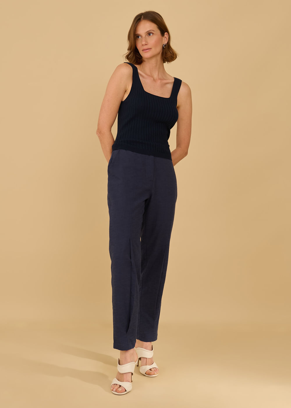 48.40.3609ALM REGATA DE TRICOT DECOTE RETO