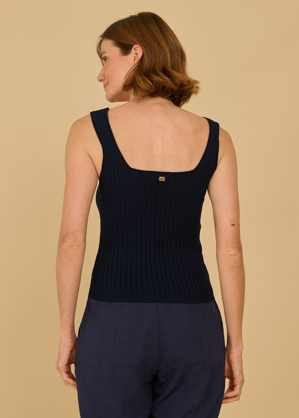 48.40.3609ALM REGATA DE TRICOT DECOTE RETO