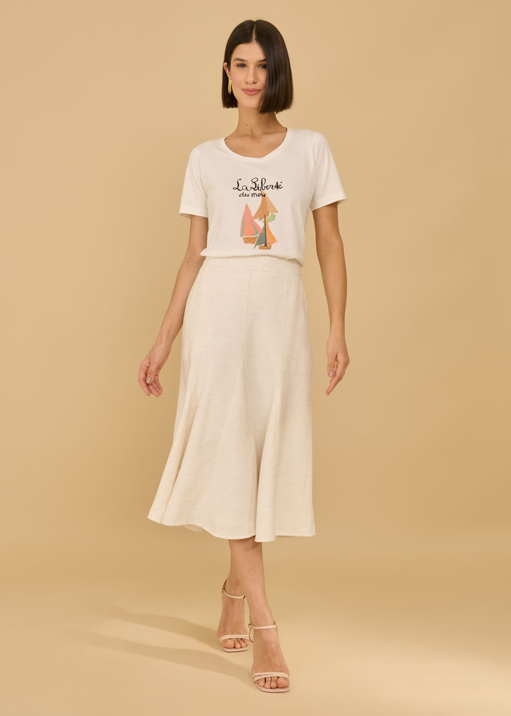 67.43.3603OFW T-SHIRT APLICAÇÃO LA LIBERTÉ