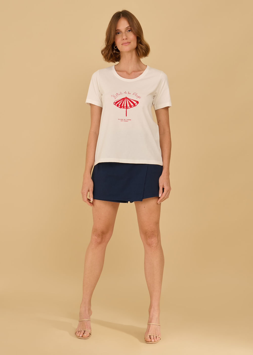 67.41.3606OFW T-SHIRT APLICAÇÃO HÔTEL DE LA PLAGE