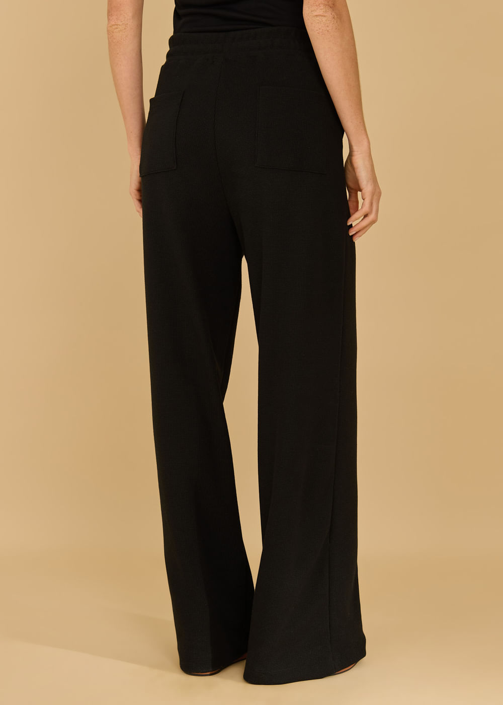 62.30.3603PTO CALÇA DE MALHA WIDE LEG