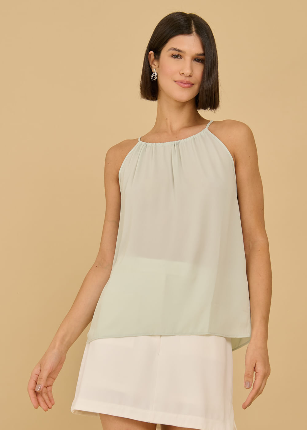 58.40.3612MEN REGATA CHIFFON HALTER NECK