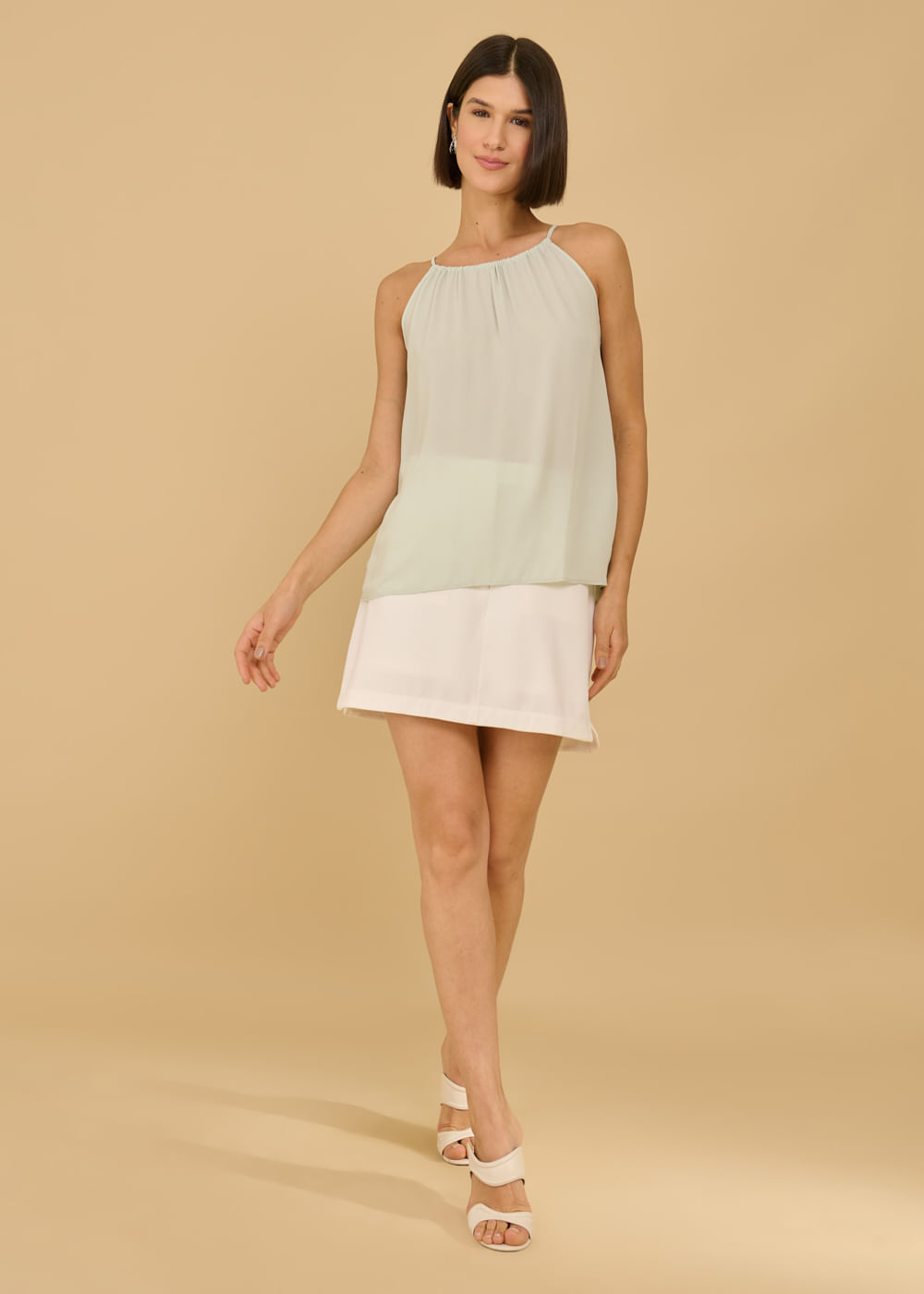 58.40.3612MEN REGATA CHIFFON HALTER NECK