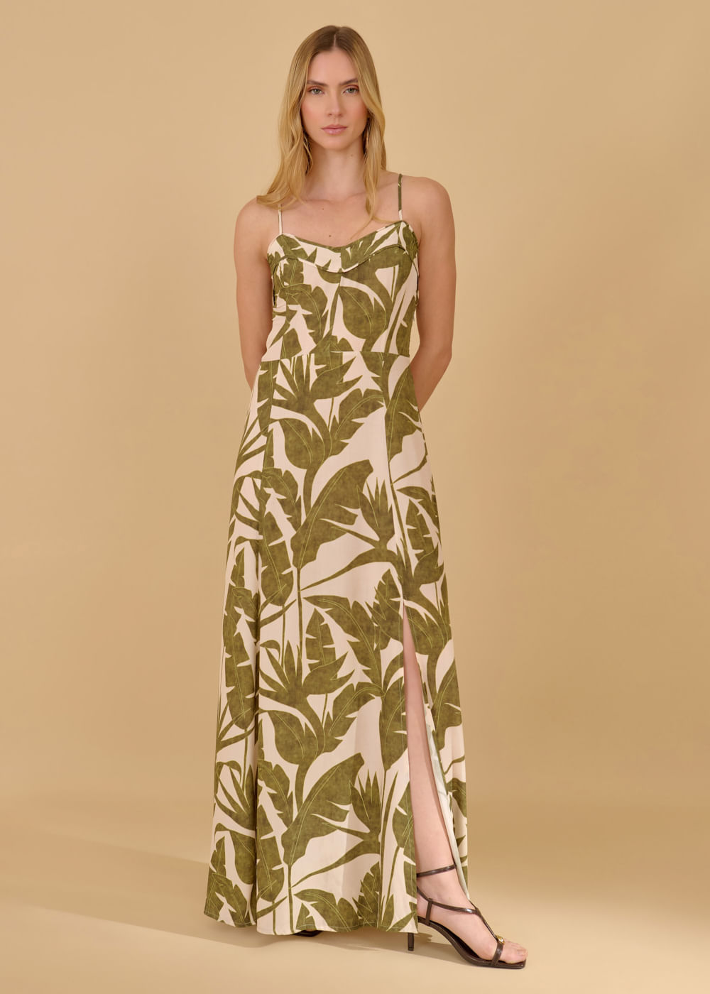 53.50.3627EST VESTIDO LONGO REGATA ESTAMPA DREAMLAND