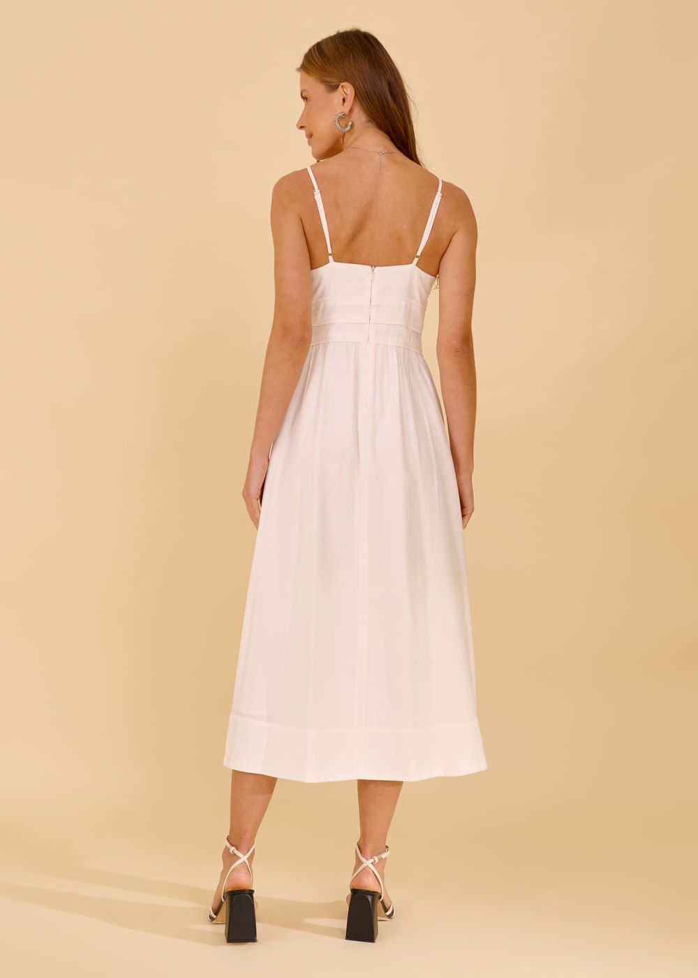 23.10.3610OFW VESTIDO MIDI DETALHADO ALFAIATARIA