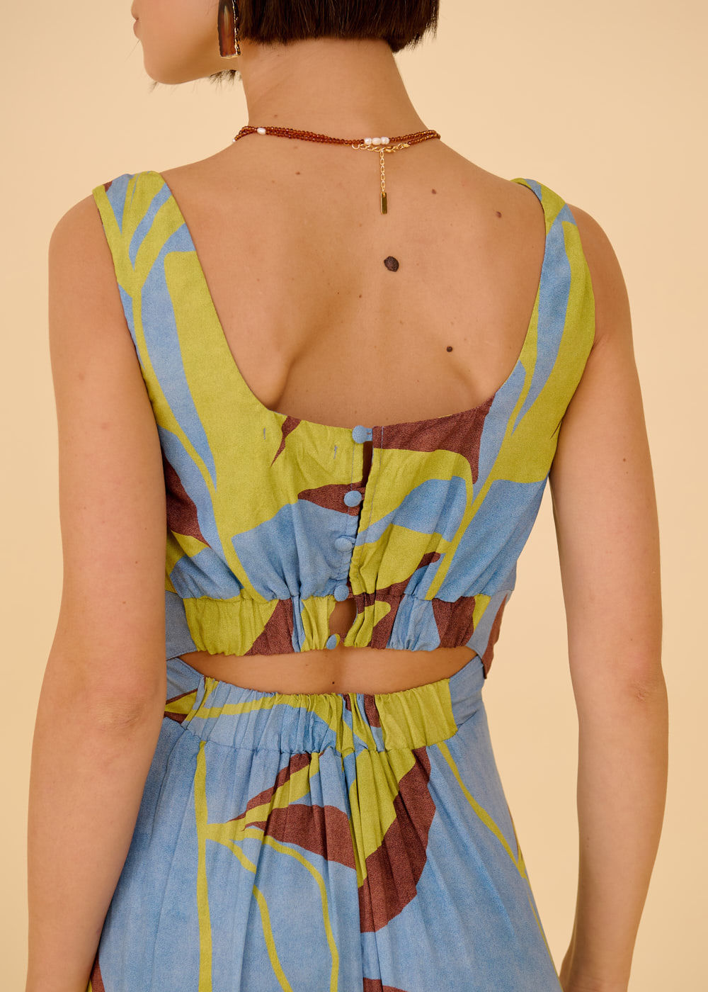 53.21.3608EST VESTIDO MIDI RECORTE ESTAMPA ATLANTIC