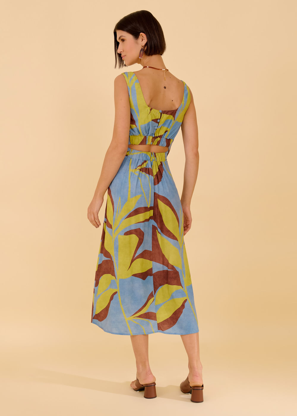 53.21.3608EST VESTIDO MIDI RECORTE ESTAMPA ATLANTIC