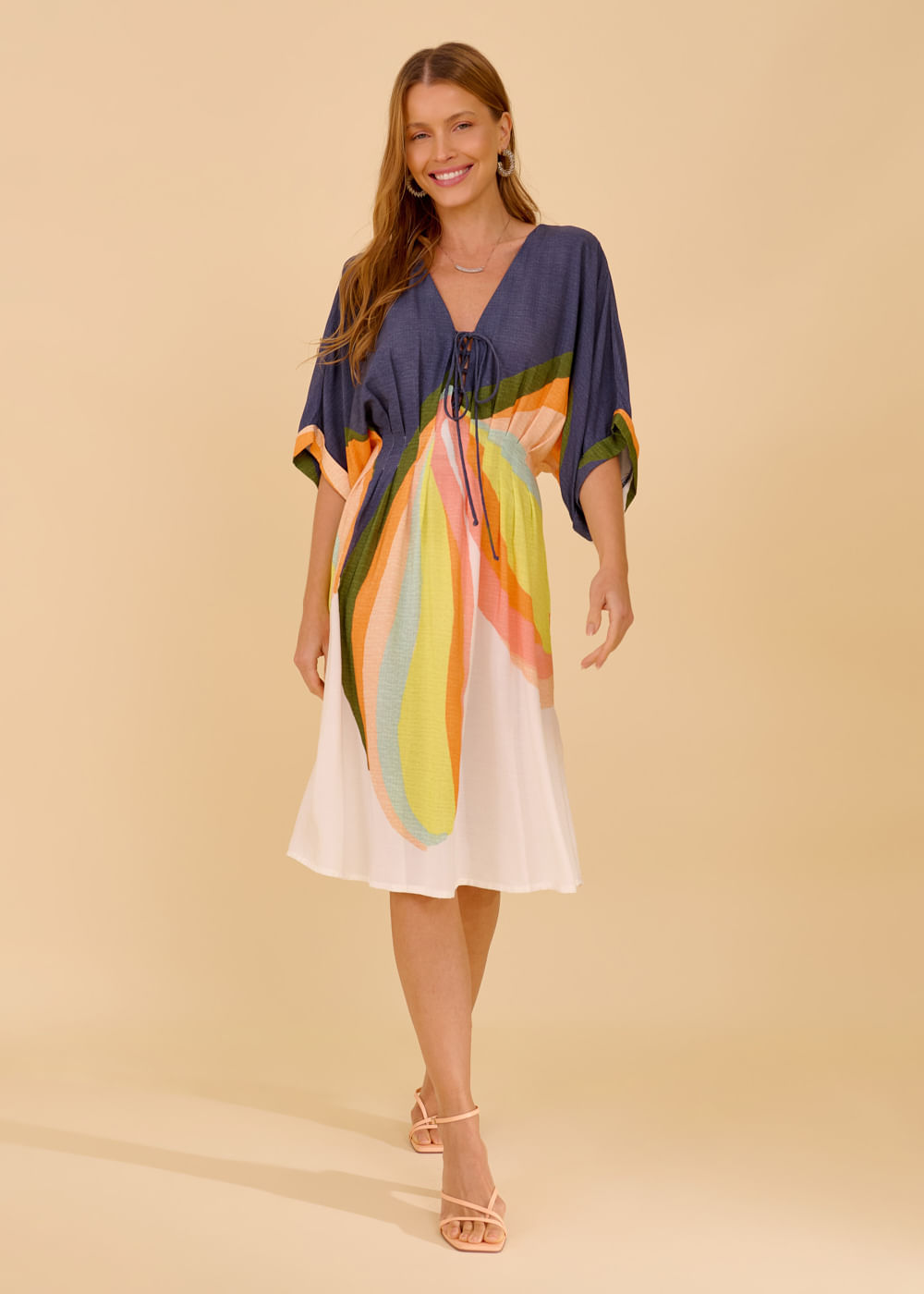 53.22.3614MAR VESTIDO MIDI ESTAMPA COLOR TULIPE