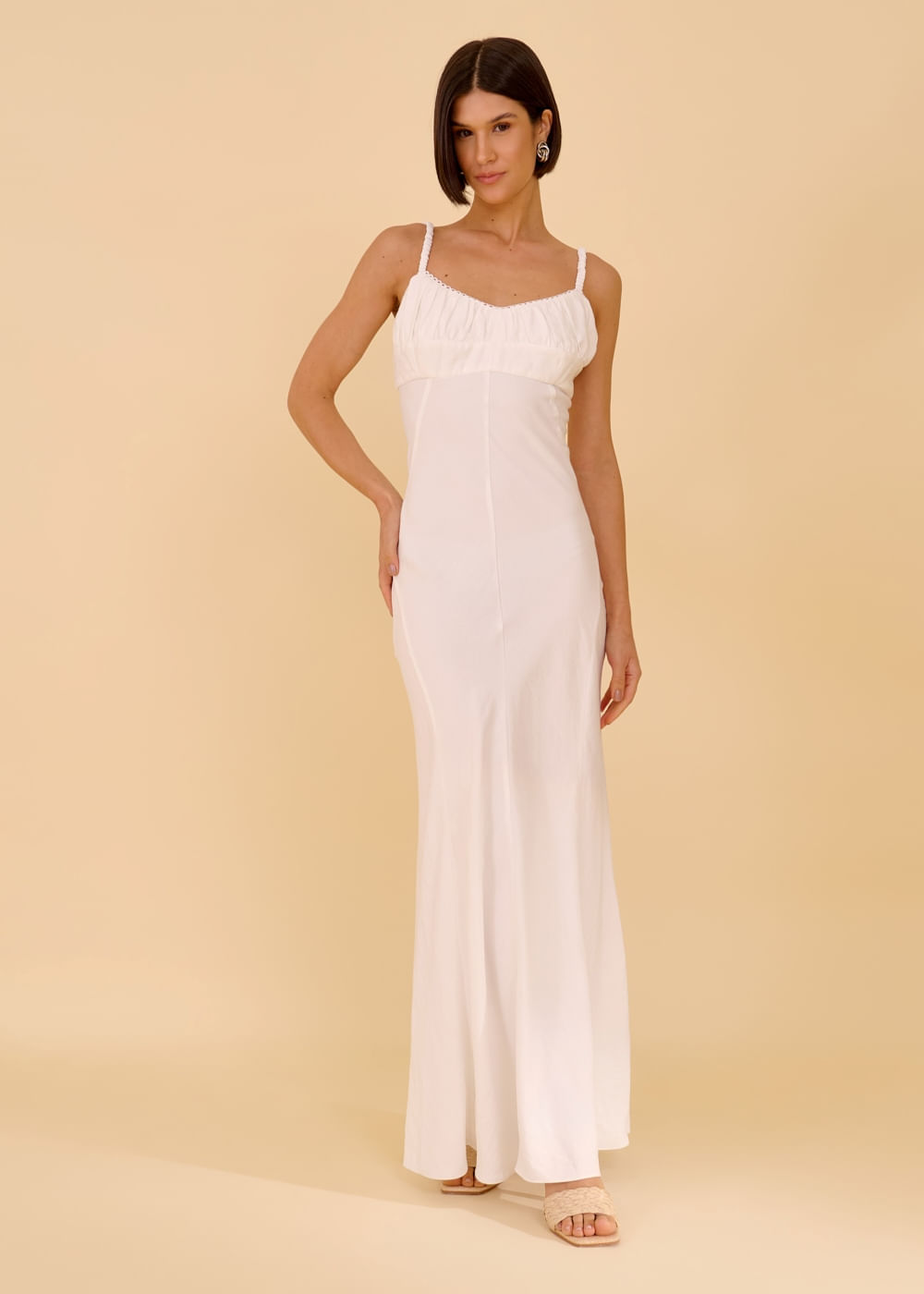 53.40.3622OFW VESTIDO LONGO DETALHADO