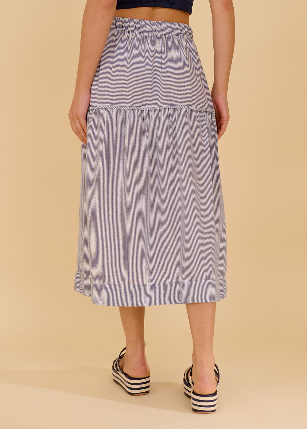 54.11.3607LIS SAIA EVASÊ PALA LARGA LISTRADA