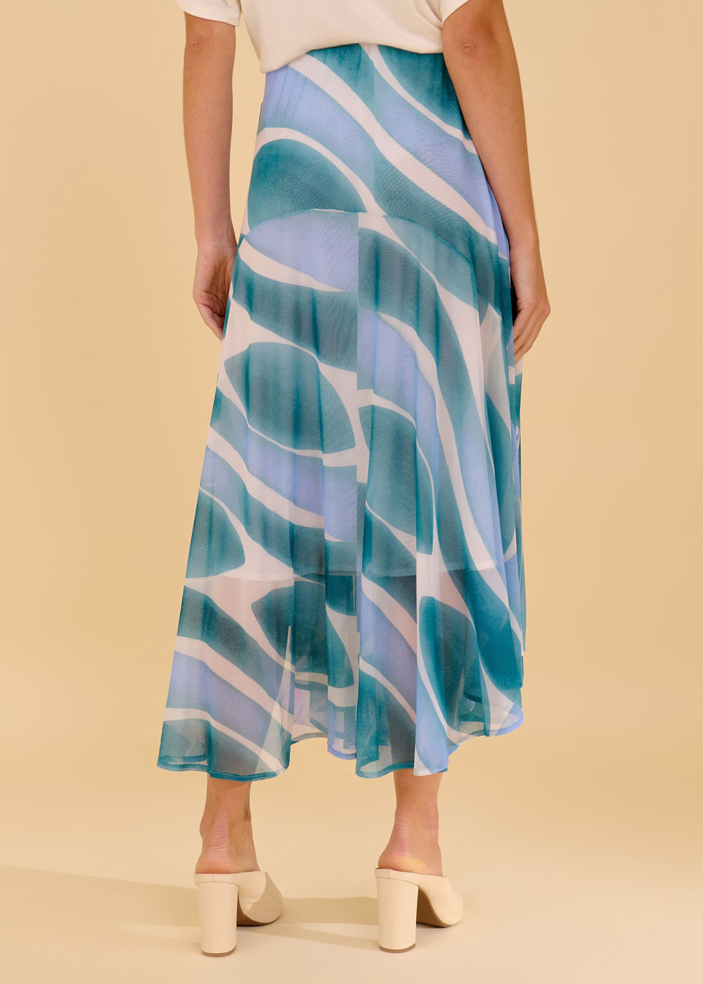 64.20.3604EST SAIA MIDI ESTAMPA GREEN WAVES