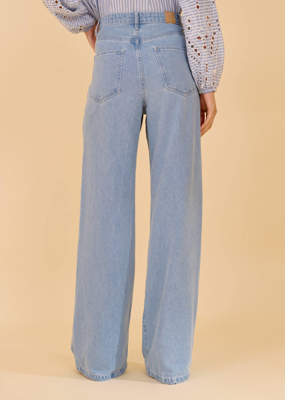 12.25.3606DEL CALÇA JEANS WIDE LEG