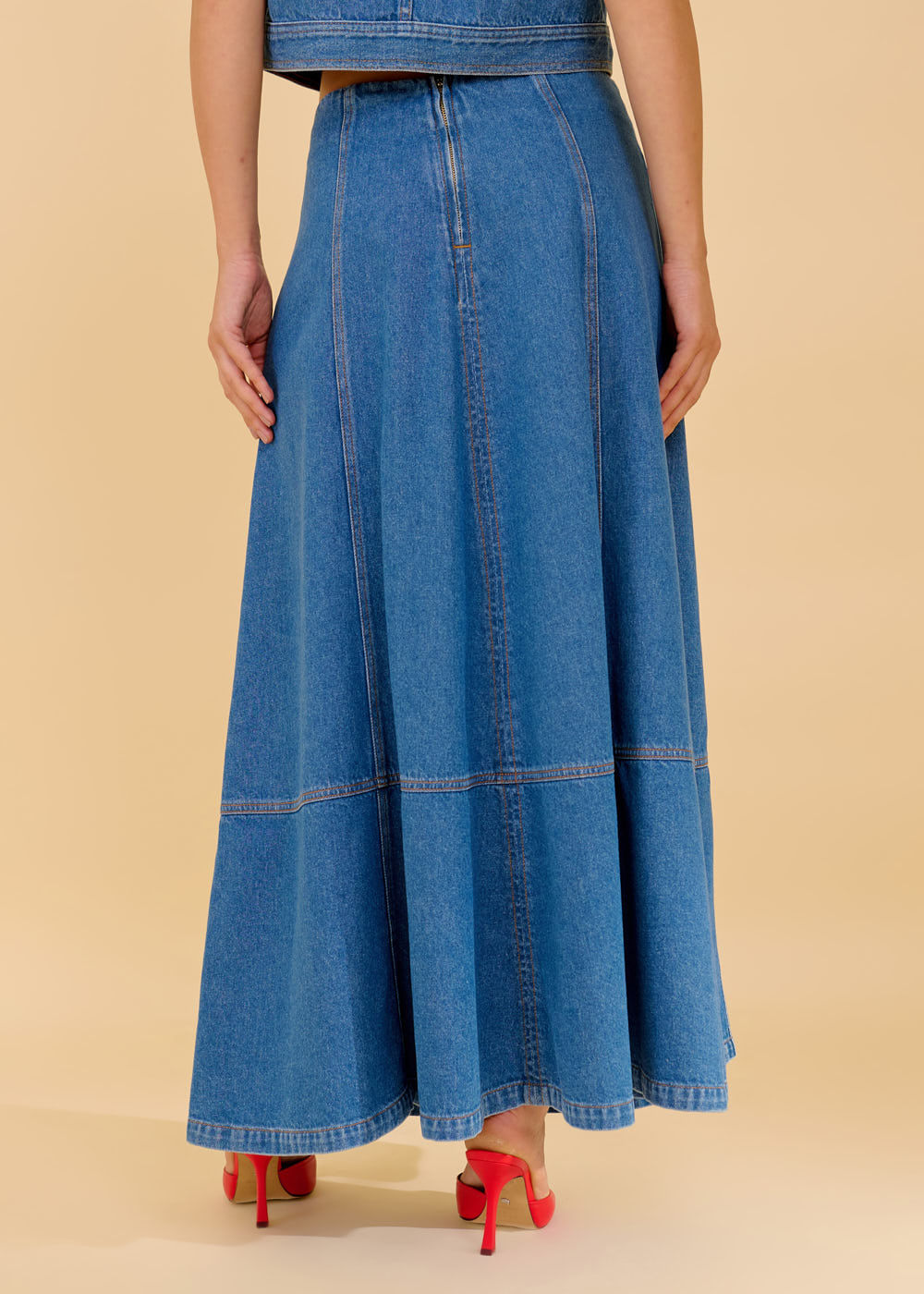 14.30.3603DES SAIA LONGUETE JEANS RECORTES