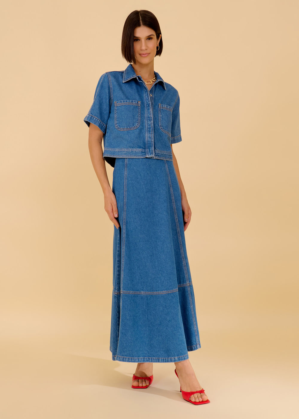 14.30.3603DES SAIA LONGUETE JEANS RECORTES