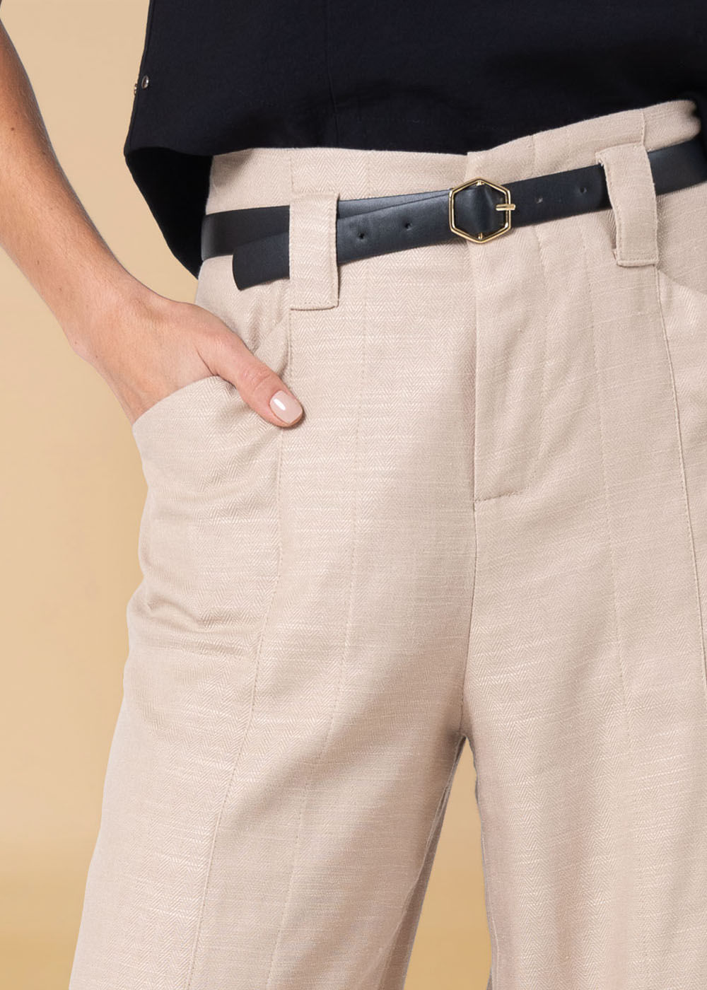 52.10.3609CML CALÇA PANTALONA COM FENDAS