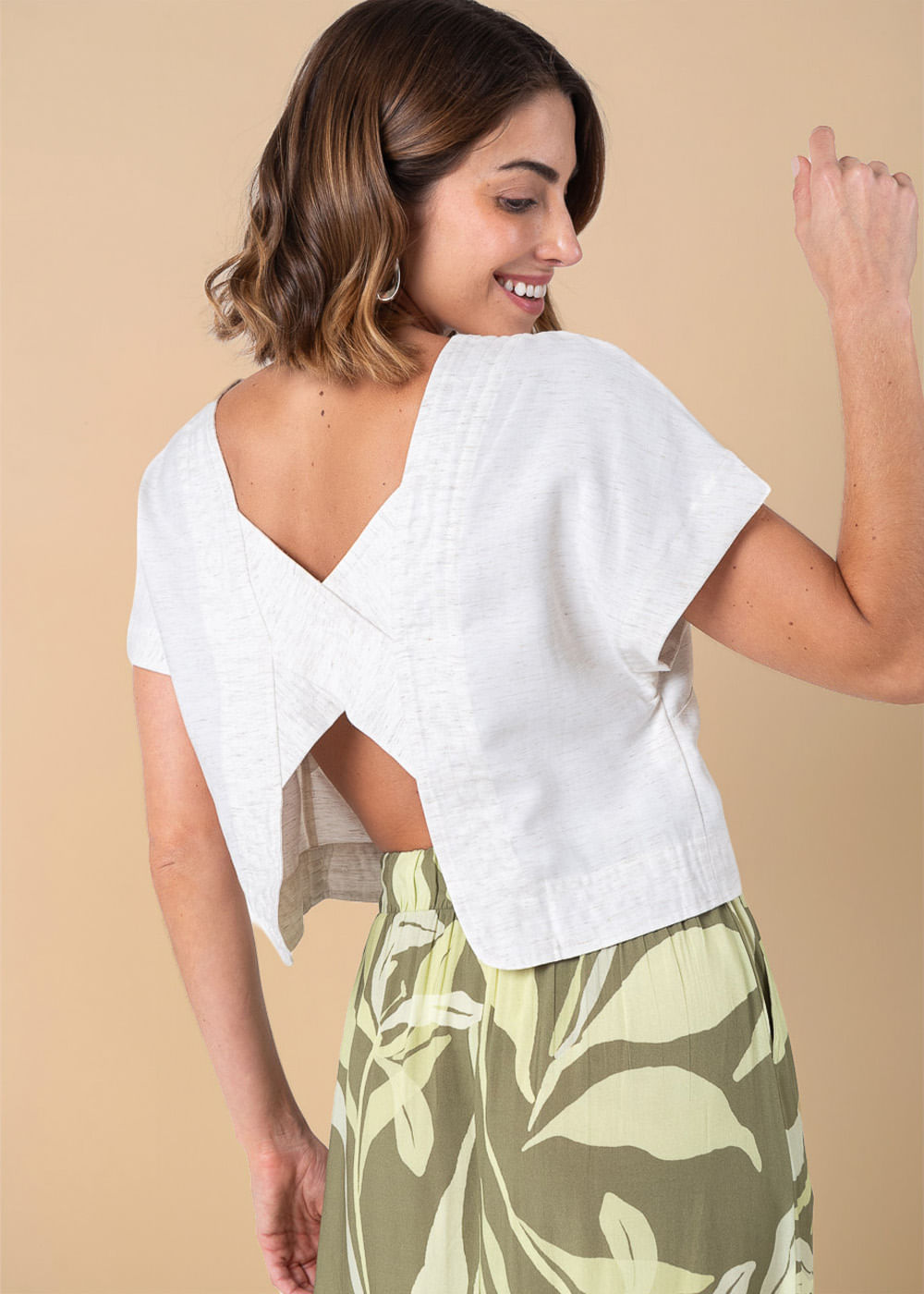 57.40.3611NAT BLUSA CRUZADA NAS COSTAS - HIGHLINE
