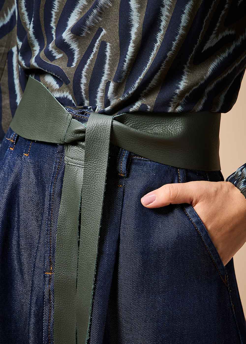 72.00.3701NOR CINTO COURO FAIXA LARGO