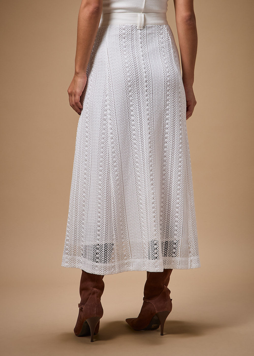 54.11.3704OFW SAIA MIDI DE RENDA PONTO VAZADO