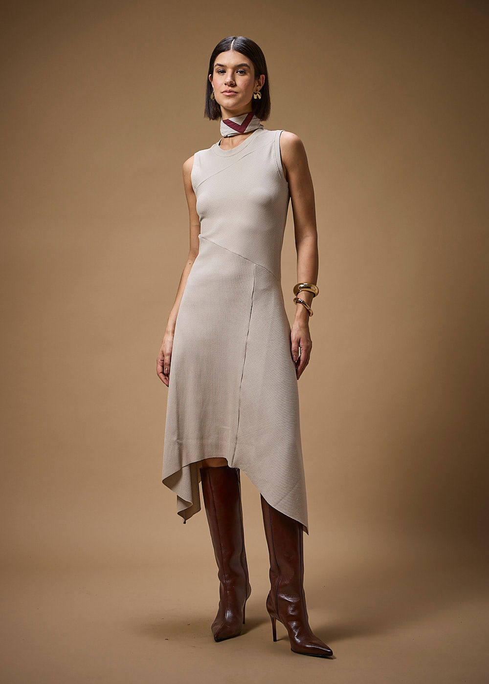 63.11.3702ARE VESTIDO REGATA MIDI CANELADO