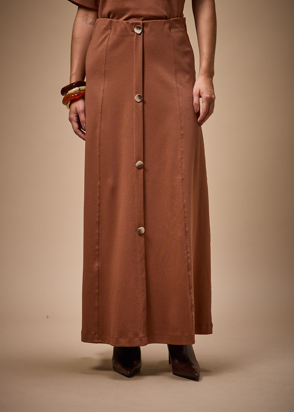 64.11.3702MSO SAIA LONGA EVASÊ C/ BOTÕES APLICADOS