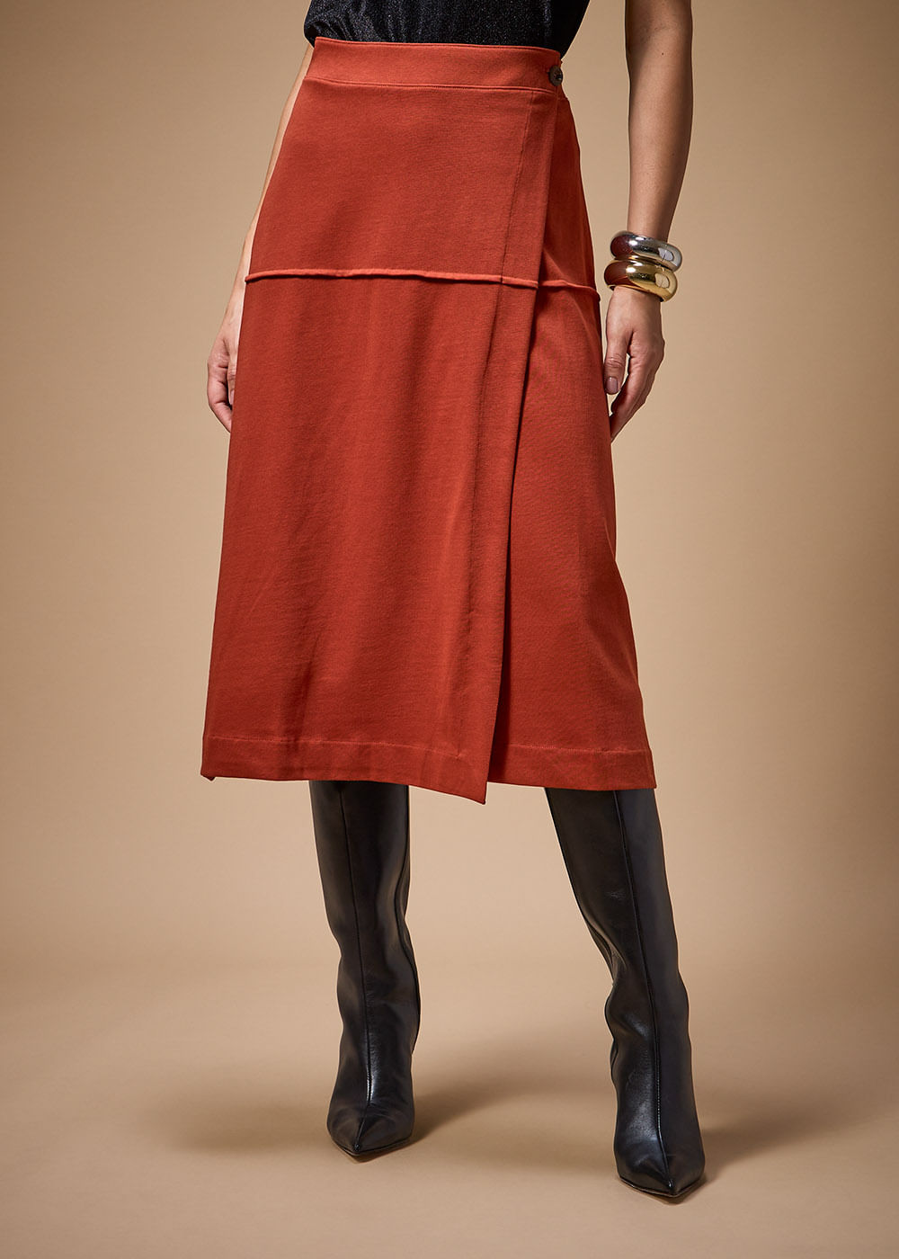 64.11.3703TOR SAIA MIDI EVASÊ  MALHA COM ABOTOAMENTO