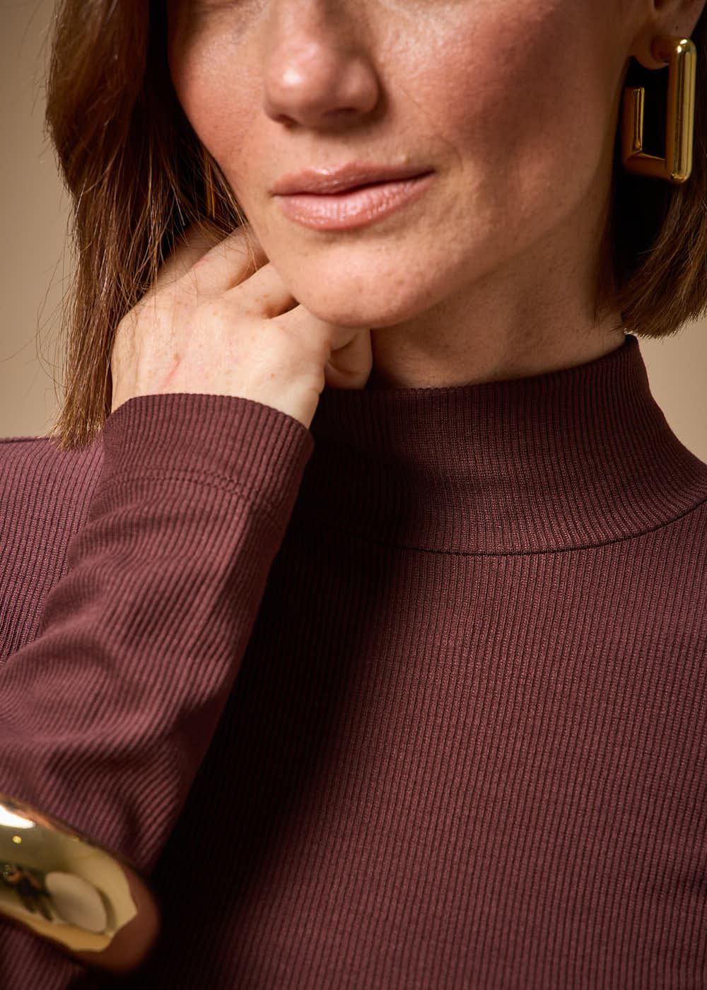 66.10.3701SOY BLUSA M/L MALHA CANELADA