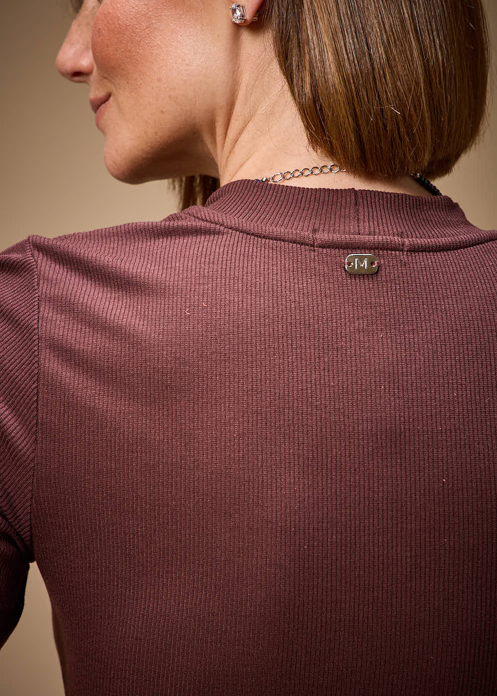 67.10.3701SOY BLUSA M/C MALHA CANELADA