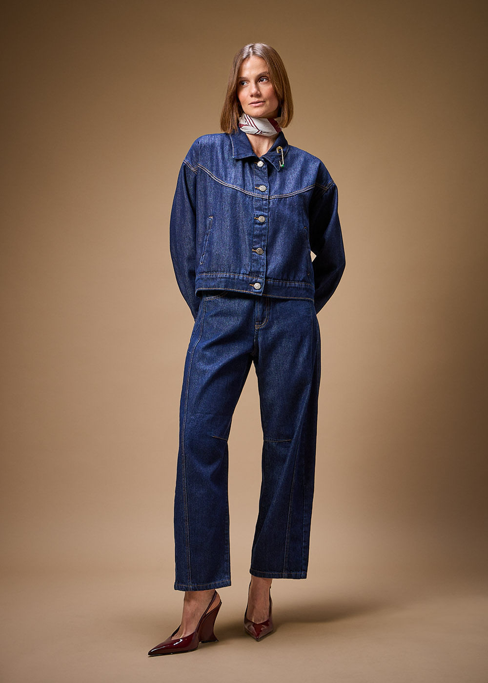 12.24.3701AMA CALÇA JEANS BARREL FIVE POCKETS