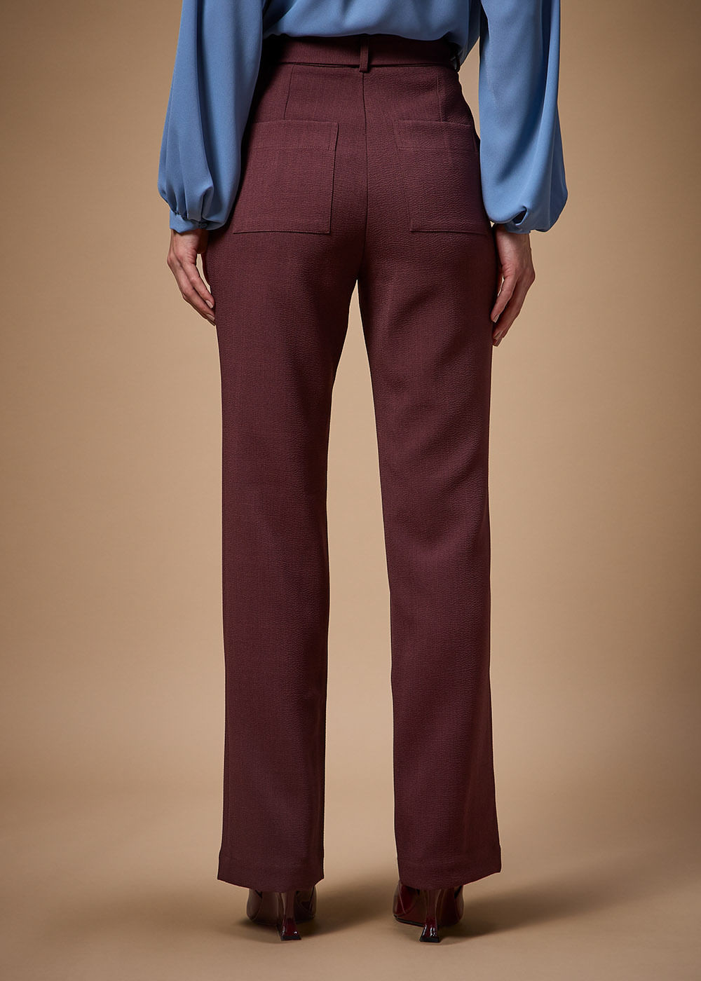 22.21.3705UME CALÇA RETA FIVELA DUPLA - HIGHLINE