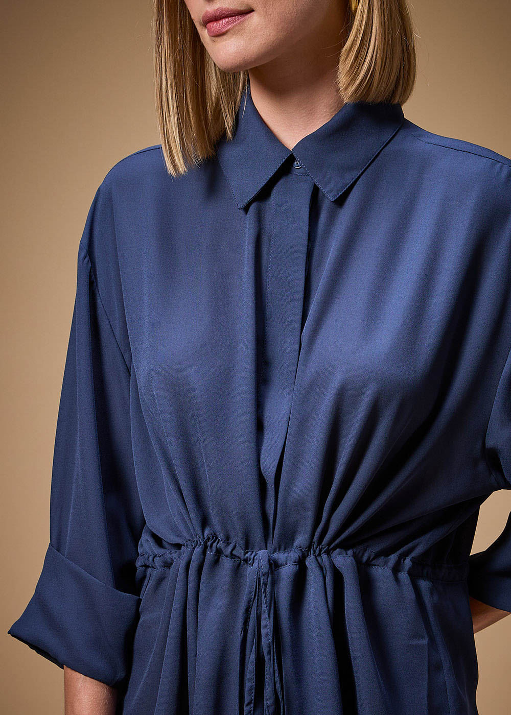 51.30.3702IKE PARKA CHIFFON DETALHE AMARRAÇÃO