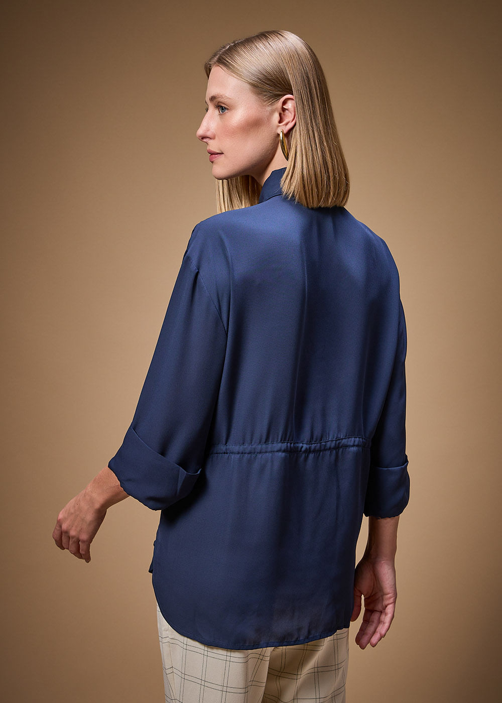 51.30.3702IKE PARKA CHIFFON DETALHE AMARRAÇÃO