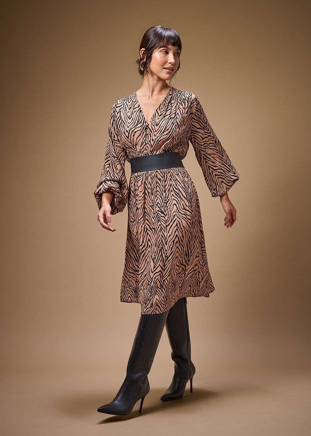 53.23.3701MSO VESTIDO MIDI ESTAMPA TOTTORI