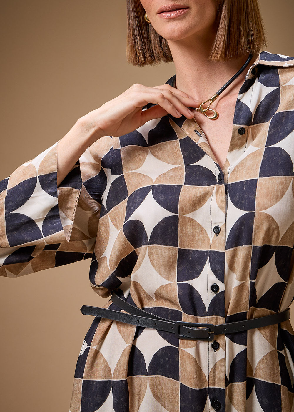 53.24.3701SHO CHEMISE ALONGADO ESTAMPA OSAKA