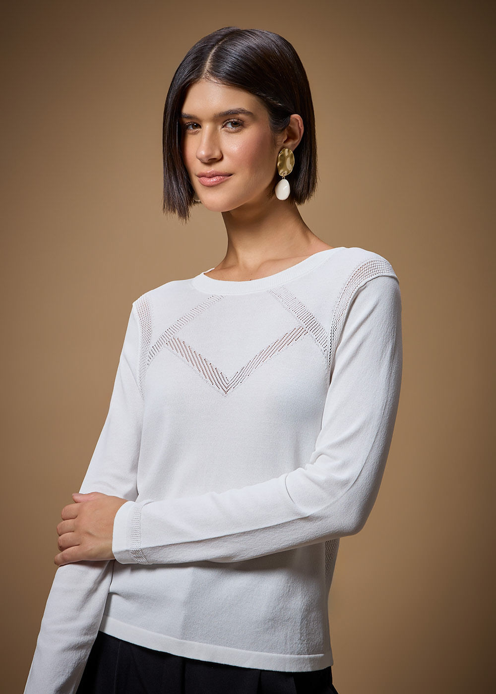 46.40.3702OFW BLUSA TRICOT M/L CREPE