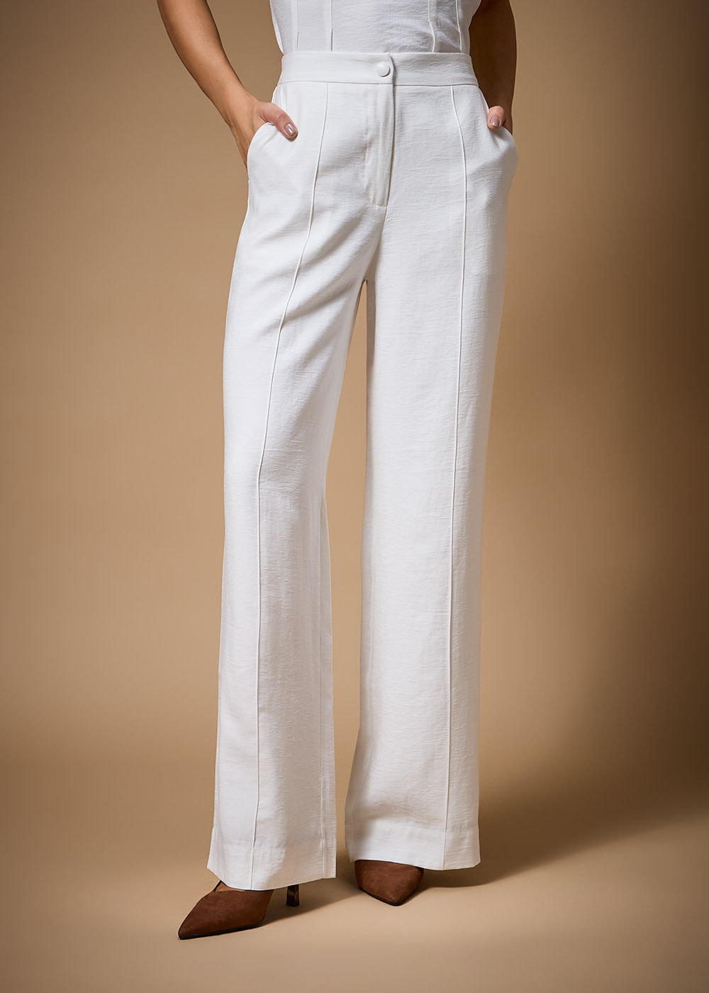 52.10.3703OFW CALÇA PANTALONA COM NERVURAS - HIGHLINE