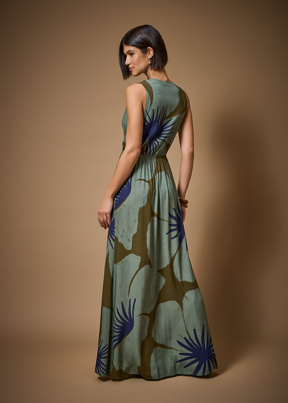 53.51.3704BON VESTIDO LONGO REGATA ESTAMPA HANA