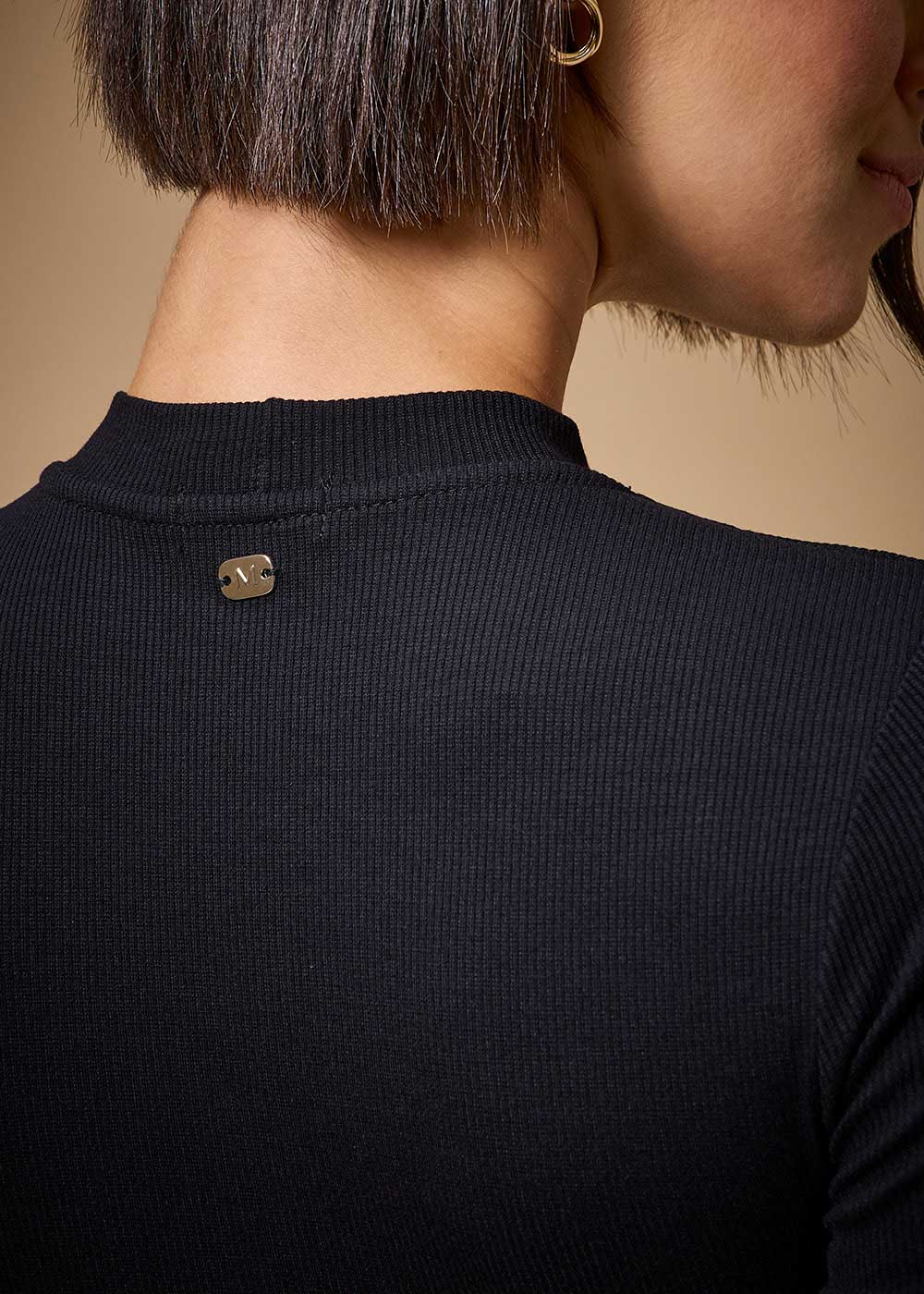 67.10.3701PTO BLUSA M/C MALHA CANELADA