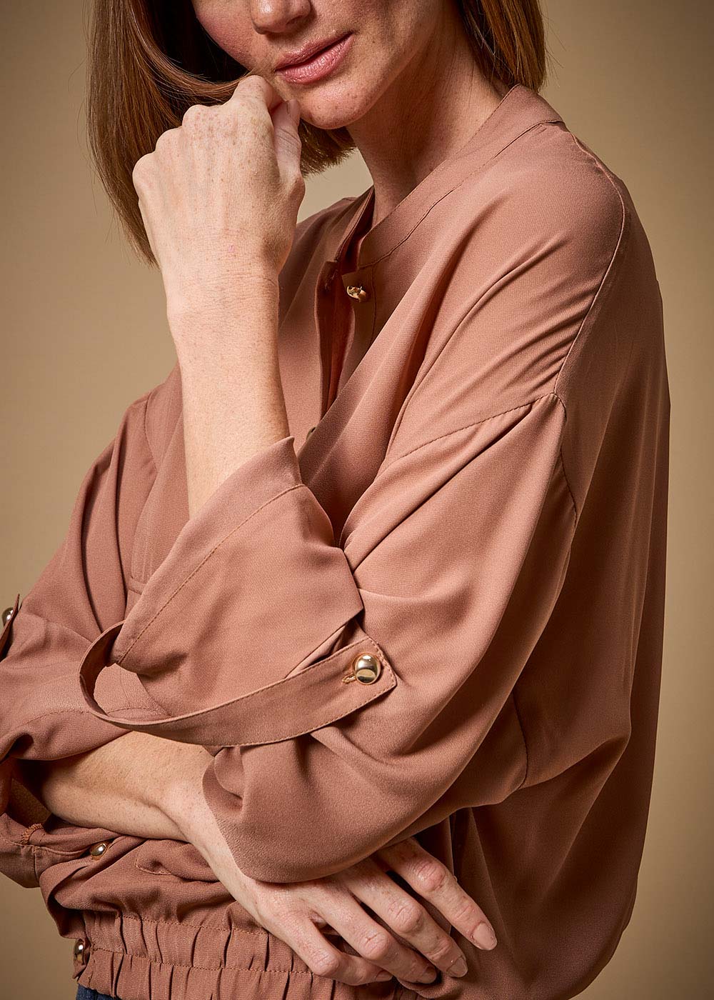 51.30.3704MSO JAQUETA CHIFFON DETALHADA