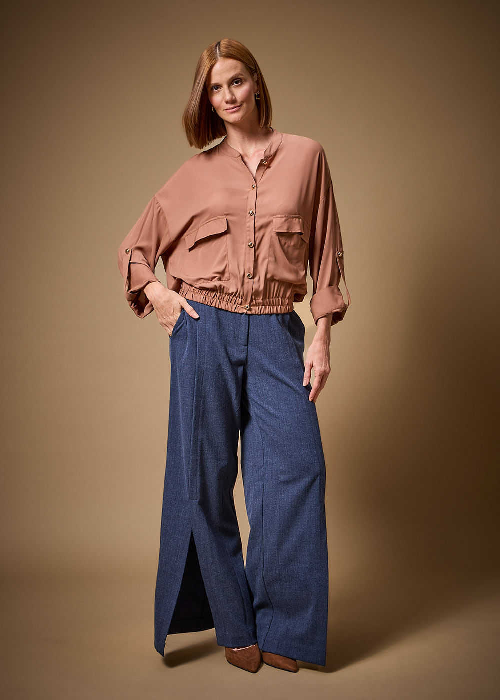 51.30.3704MSO JAQUETA CHIFFON DETALHADA