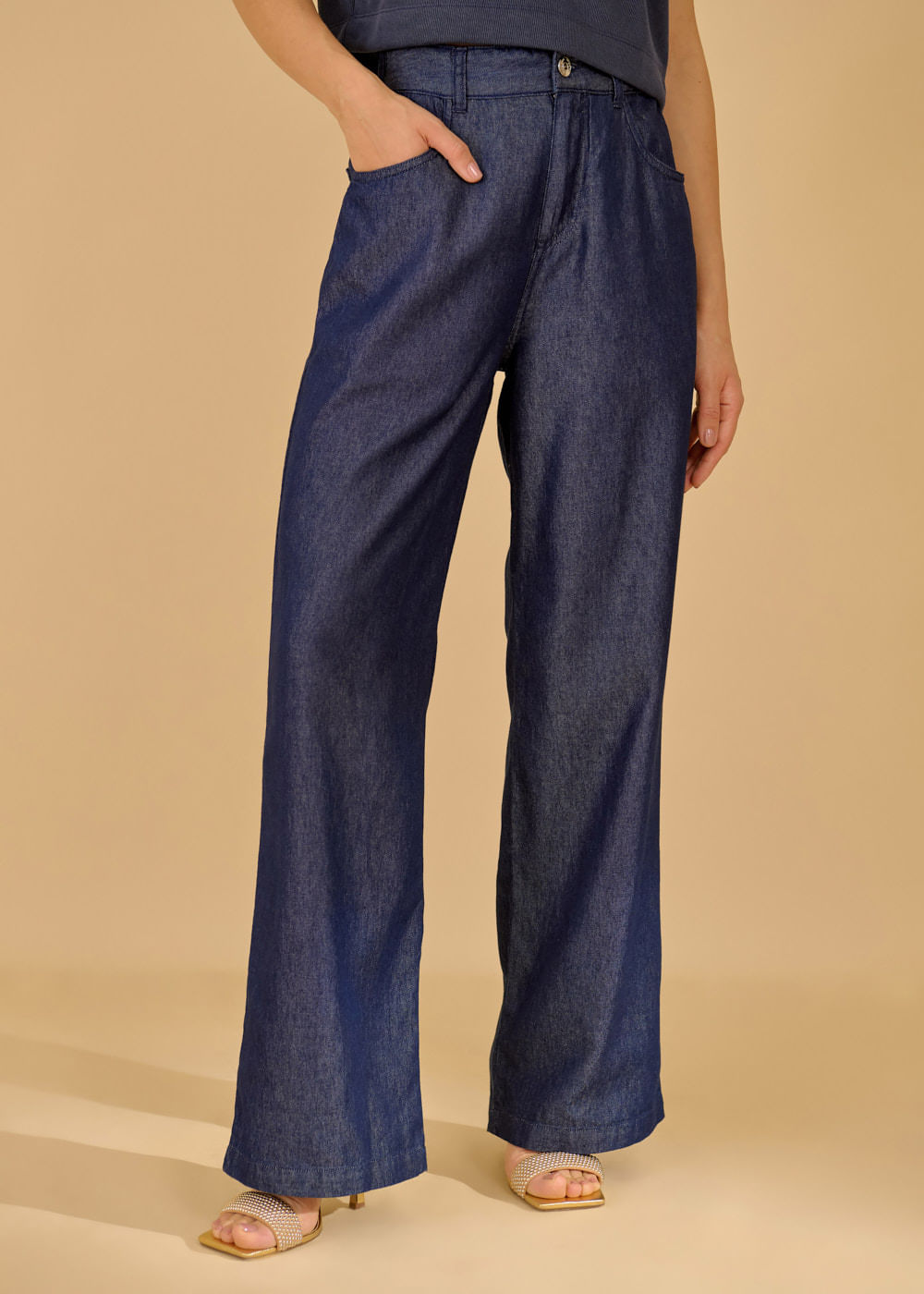 12.25.7701AMA CALÇA JEANS WIDE LEG